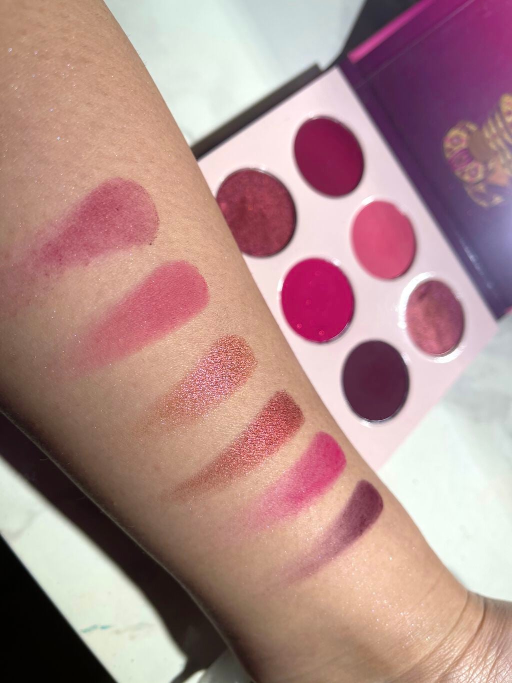 THE BERRIES BY JUVIA'S/Juvia's Place/アイシャドウパレットを使ったクチコミ(4枚目)