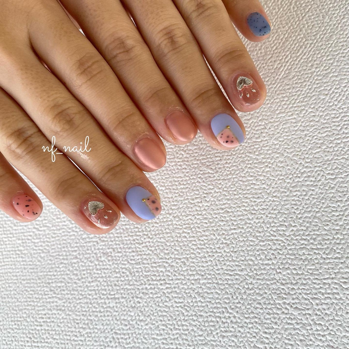 Natsumi◎nailist on LIPS 「colorful.ダルメシアンカラー💓.#ネイル#ネイルデサ..」(2枚目)