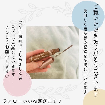 メタルックマスカラ/キャンメイク/マスカラを使ったクチコミ(3枚目)