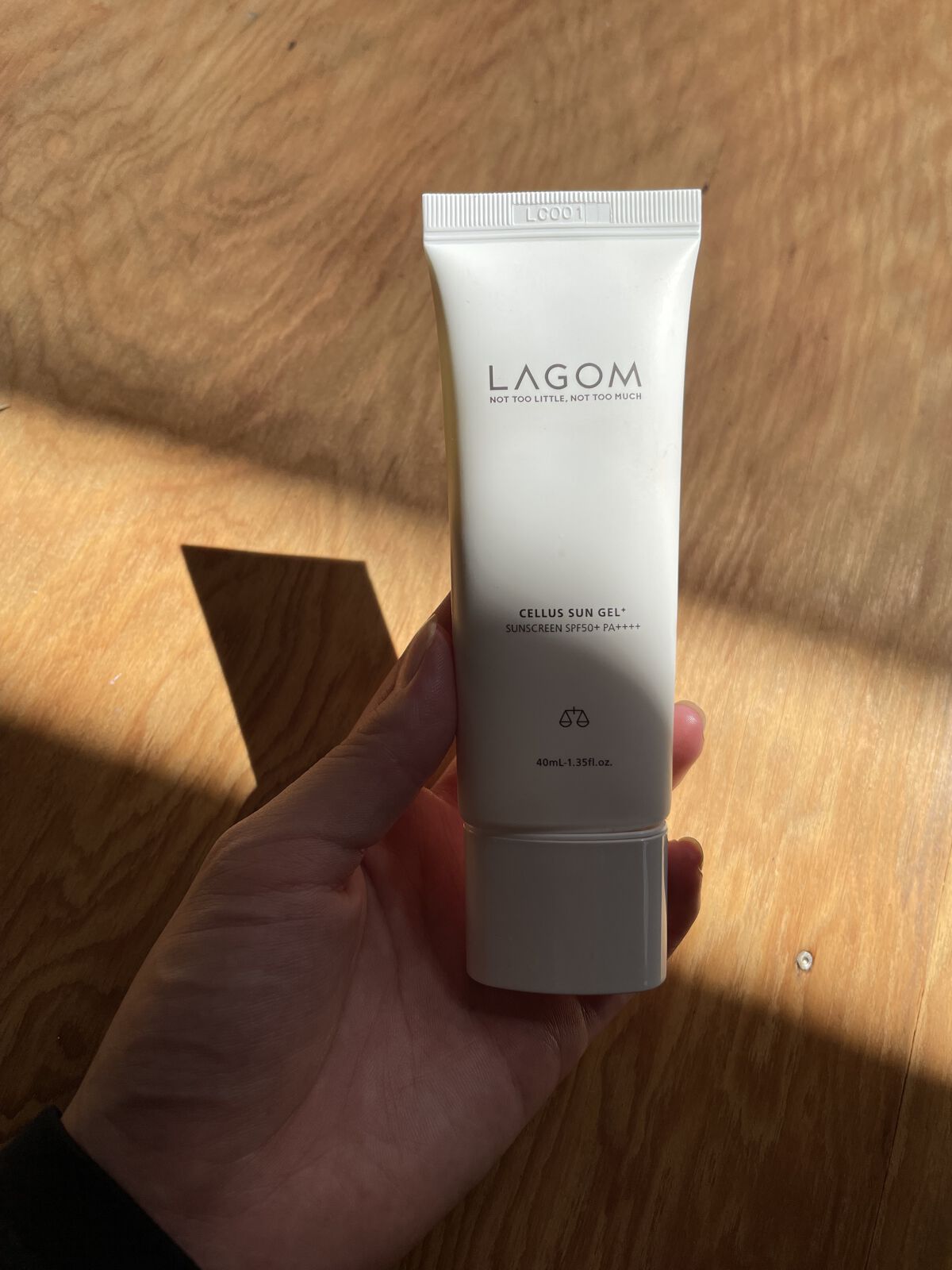 サンジェル プラス SPF50+ PA++++/LAGOM /日焼け止めジェルを使ったクチコミ（1枚目）