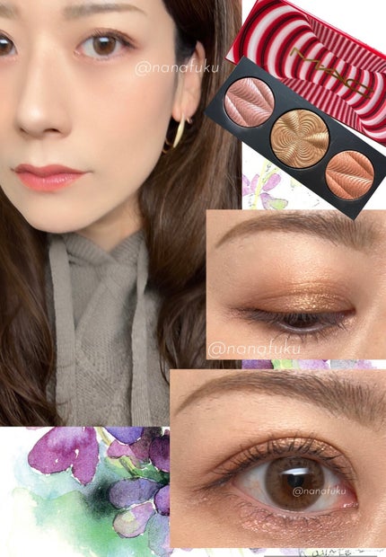 ステップ ブライト アップ エクストラ ディメンション スキンフィニッシュ パレット/M・A・C/パウダーチークを使ったクチコミ(2枚目)