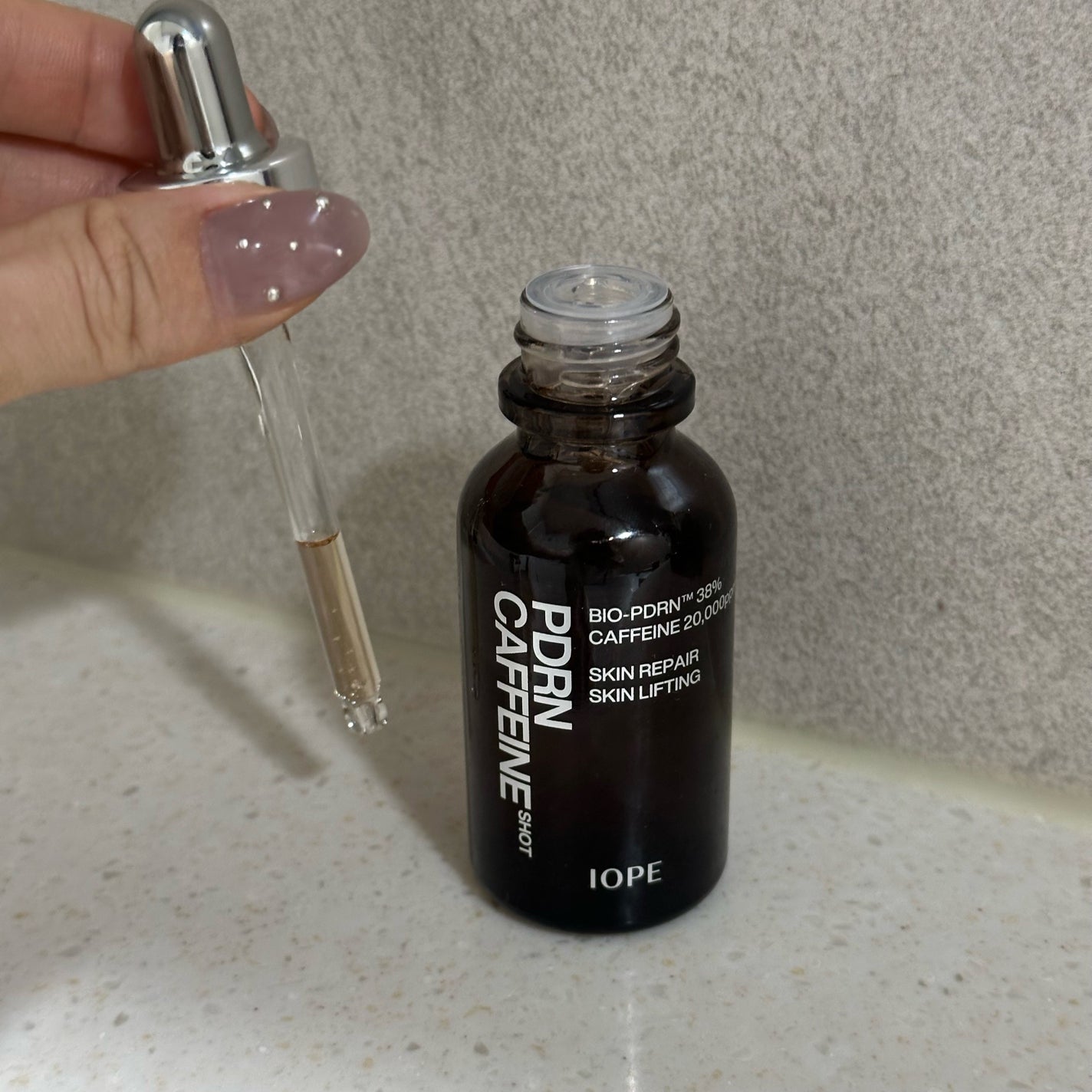 PDRNカフェインショット/IOPE/美容液を使ったクチコミ(3枚目)