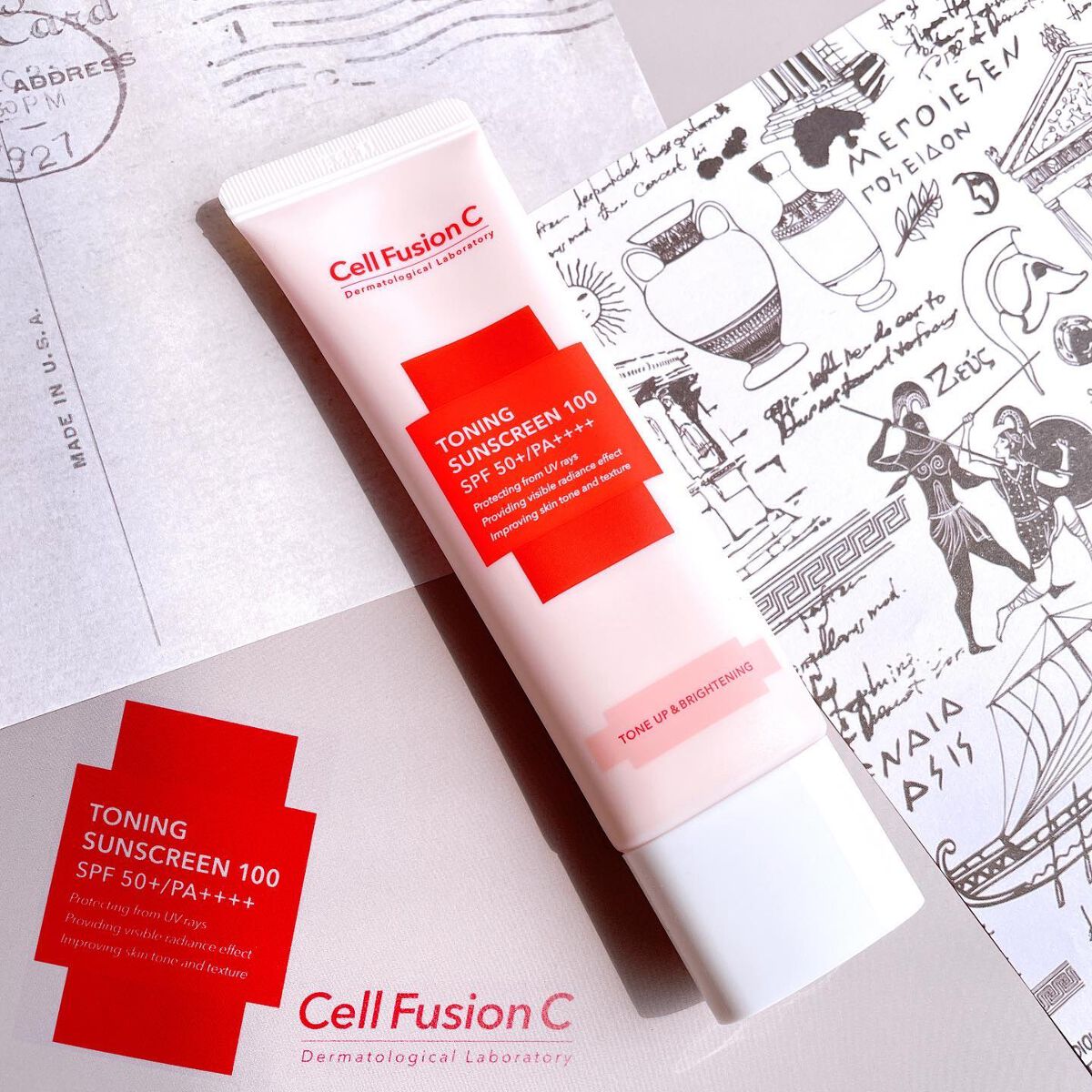 トーニングサンスクリーン100/Cell Fusion C(セルフュージョンシー)/日焼け止めクリームを使ったクチコミ（1枚目）