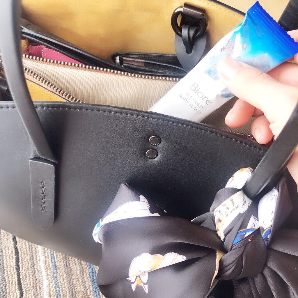冷タオル 無香性/ビオレ/ボディシートを使ったクチコミ（2枚目）