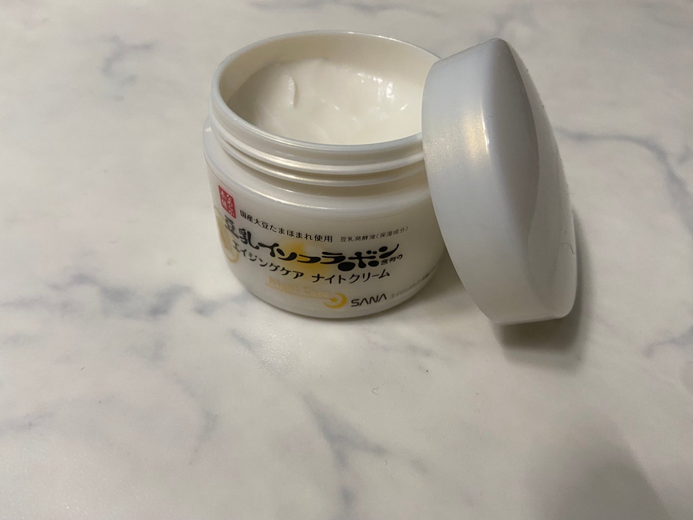 ままままーち on LIPS 「なめらか本舗 豆乳イソフラボンエイジングケアナイトクリーム長年..」(1枚目)