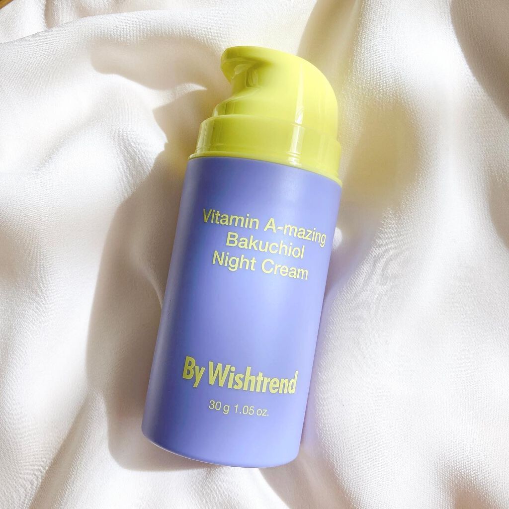 ビタミンA-mazingバクチオールナイトクリーム/By Wishtrend/フェイスクリームを使ったクチコミ(2枚目)