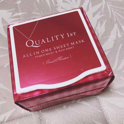 オールインワンシートマスク グランモイスト BOX/クオリティファースト/シートマスク・パックを使ったクチコミ(1枚目)