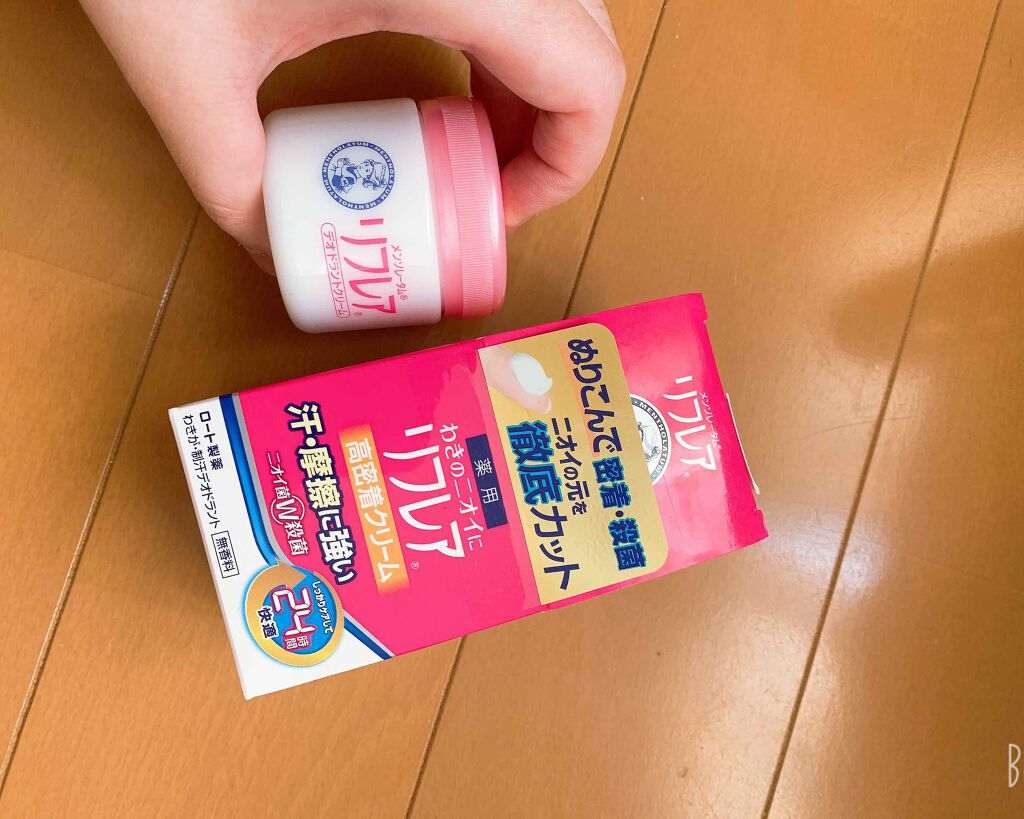 メンソレータム リフレア デオドラントクリーム/リフレア/デオドラント・制汗剤を使ったクチコミ(2枚目)