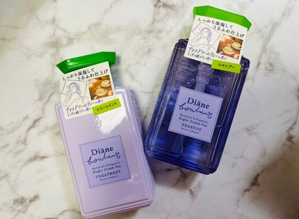ダイアンボヌール モイスト&リペア シャンプー/トリートメント ナイトドリームティーの香り/ダイアン/市販シャンプーを使ったクチコミ(1枚目)
