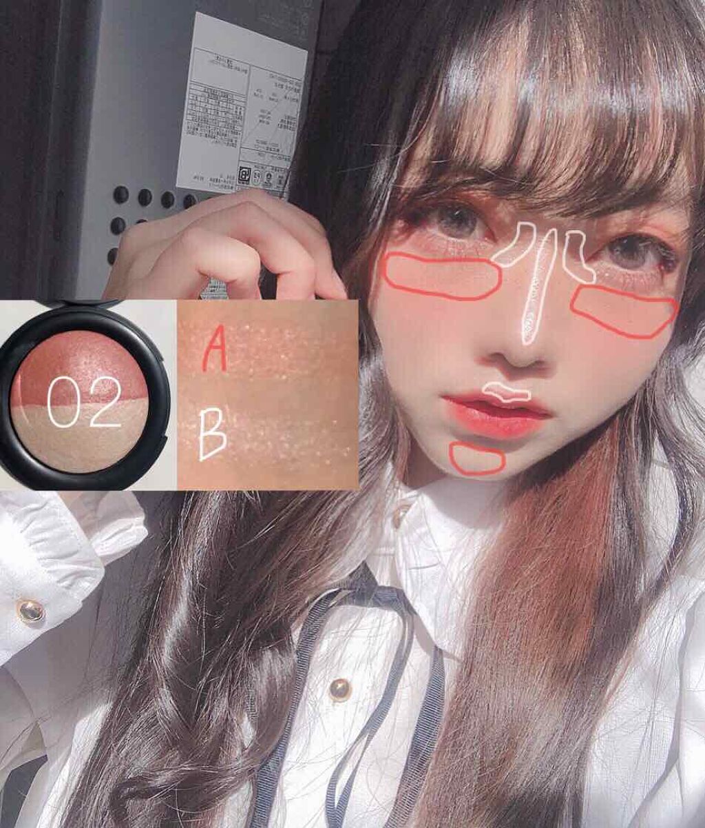 グロウハイライト/マリブビューティー/パウダーハイライトを使ったクチコミ（3枚目）