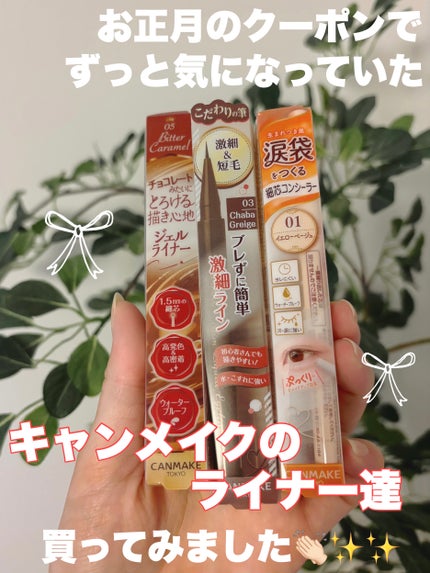 スリムリキッドアイライナー/キャンメイク/リキッドアイライナーを使ったクチコミ(1枚目)