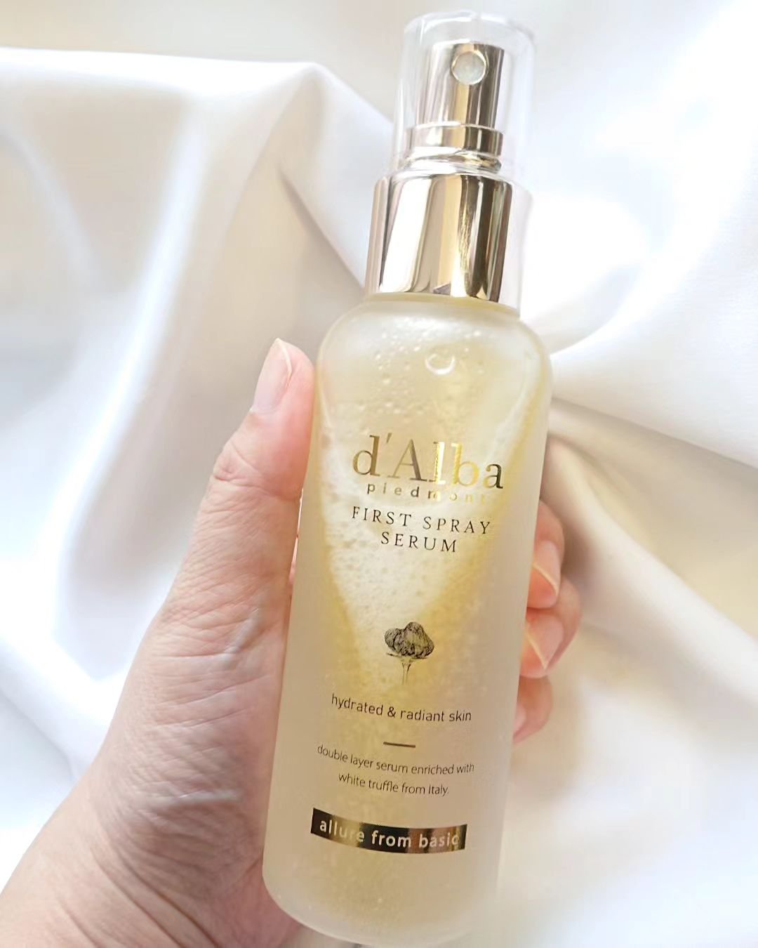 ダルバ ホワイトトリュフファーストスプレーセラム/ダルバ/ミスト状化粧水を使ったクチコミ（2枚目）