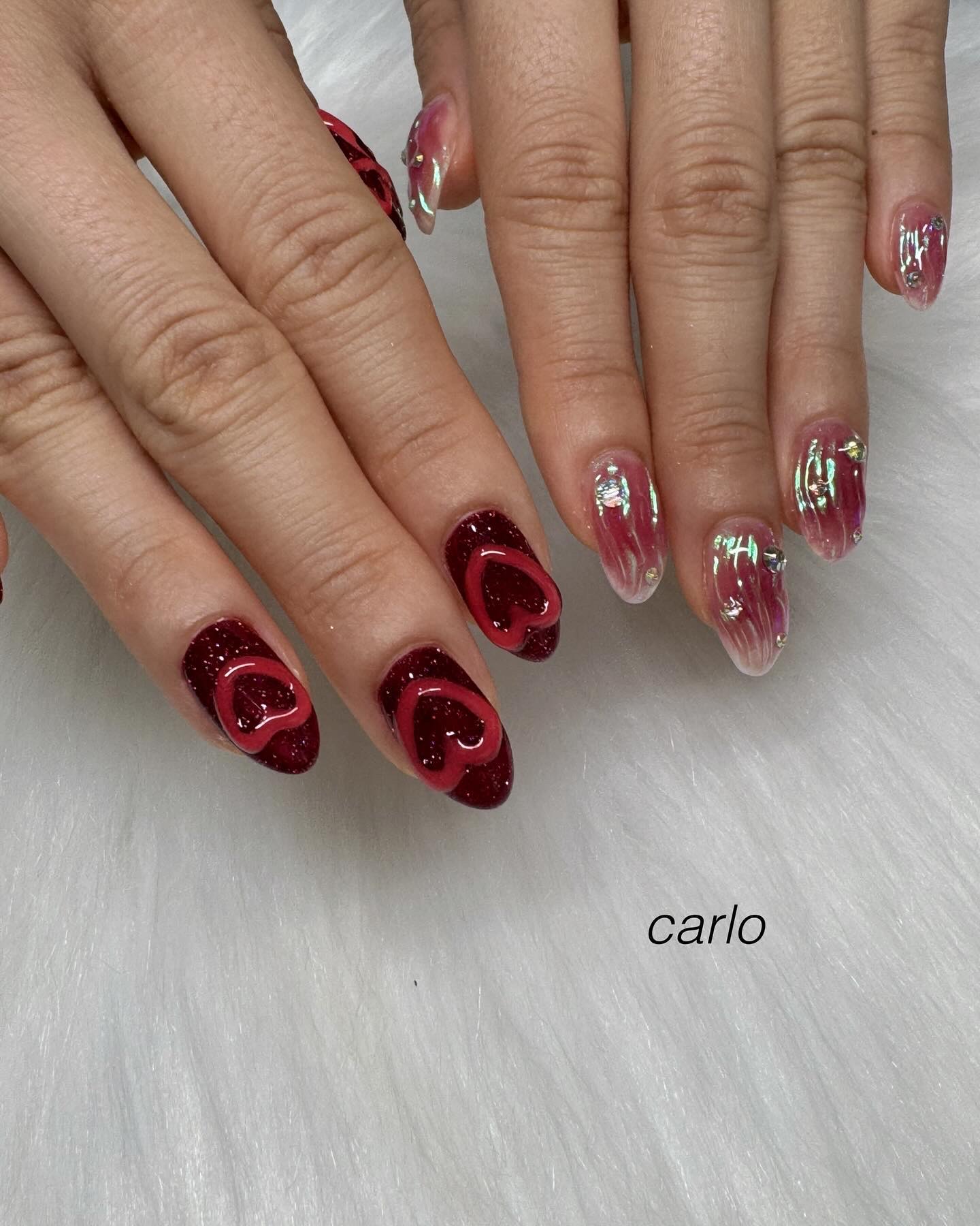 #フラッシュネイル,#オーロラネイル,#ネイル,#手書きネイル,#ニュアンスネイル,#マグネットネイル,#トレンドネイルのネイルデザイン