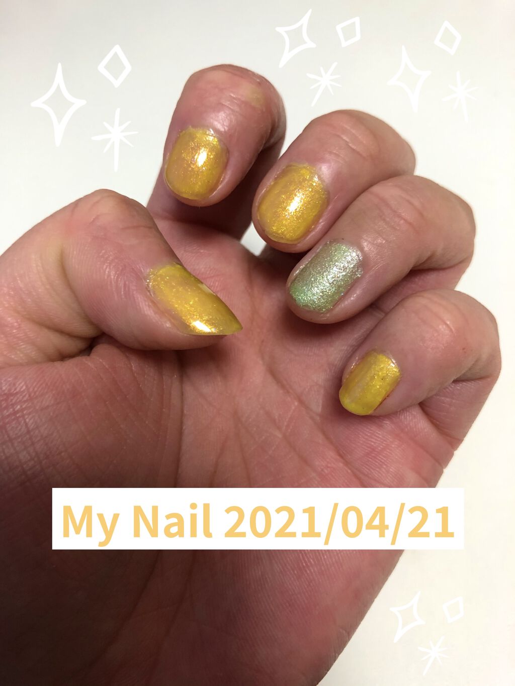 カラフルネイルズ/キャンメイク/マニキュアを使ったクチコミ（1枚目）