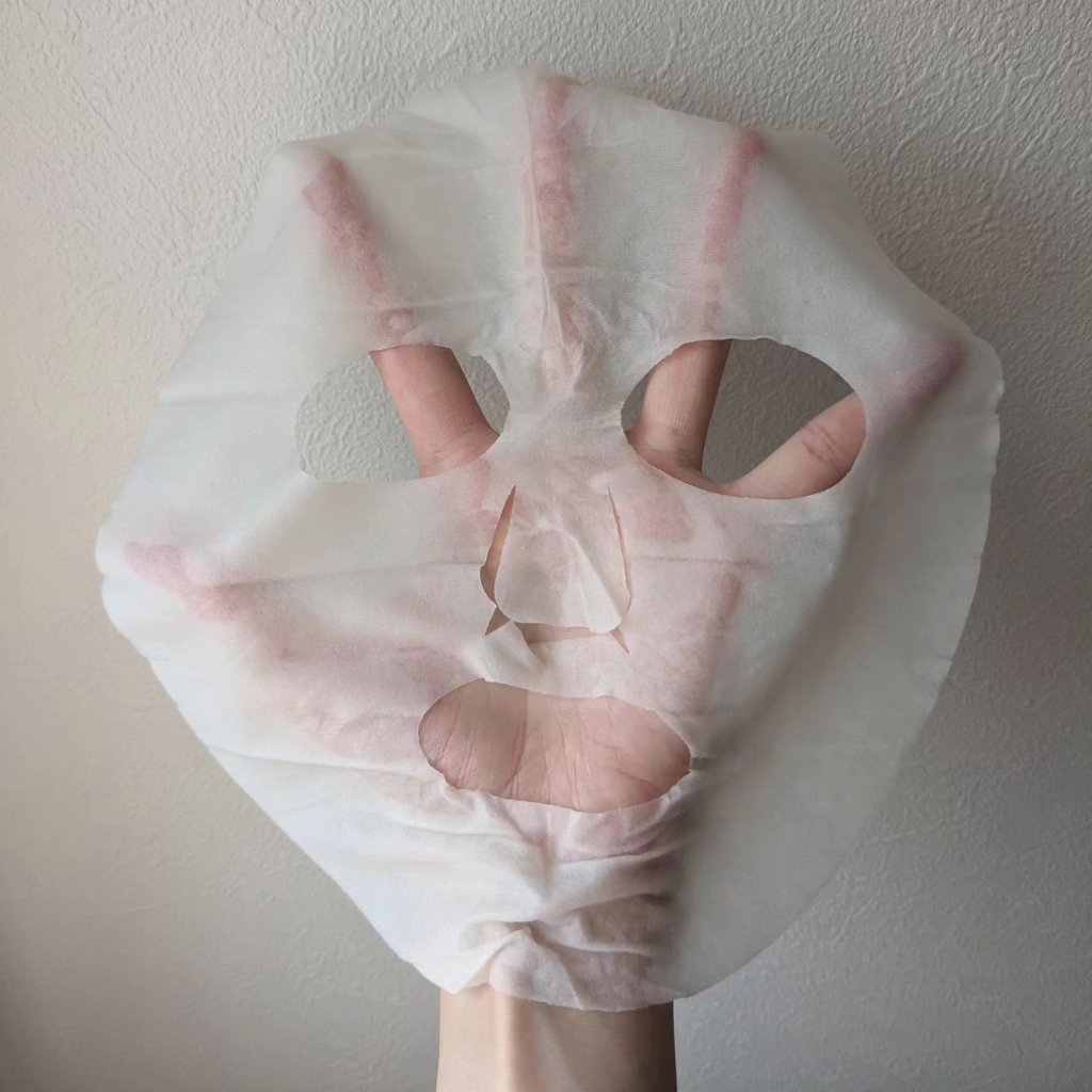 ヴィーガンオーガニックシートマスク（コンブチャ＆シイタケ）＜シトラスの香り＞/Earth Kiss/シートマスク・パックを使ったクチコミ（2枚目）