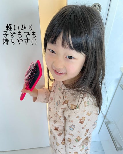 プロパドル ディタングラー ピンク/ウェットブラシ/ヘアブラシを使ったクチコミ(3枚目)