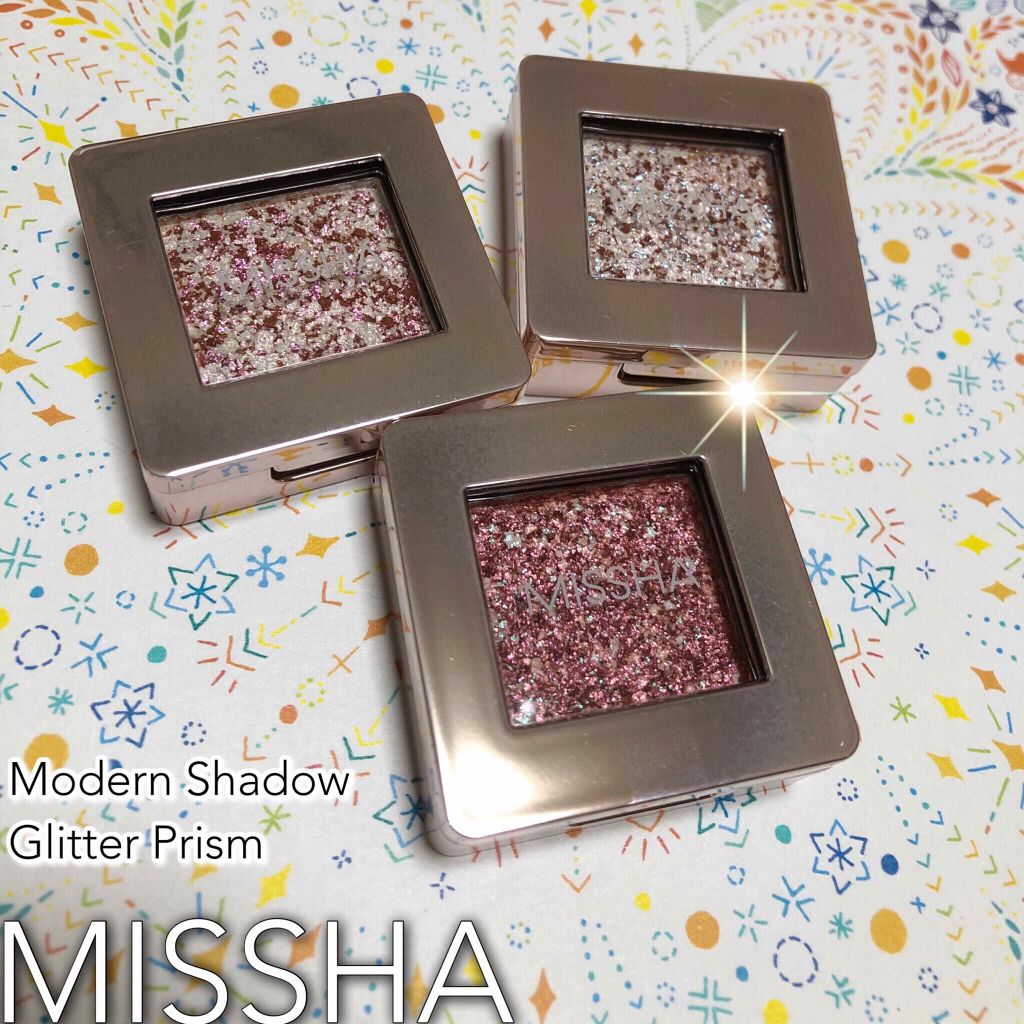 グリッタープリズム シャドウ/MISSHA/グリッターを使ったクチコミ(1枚目)