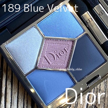 【旧】サンク クルール クチュール 189 ブルー ベルベット/Dior/アイシャドウパレットを使ったクチコミ（1枚目）