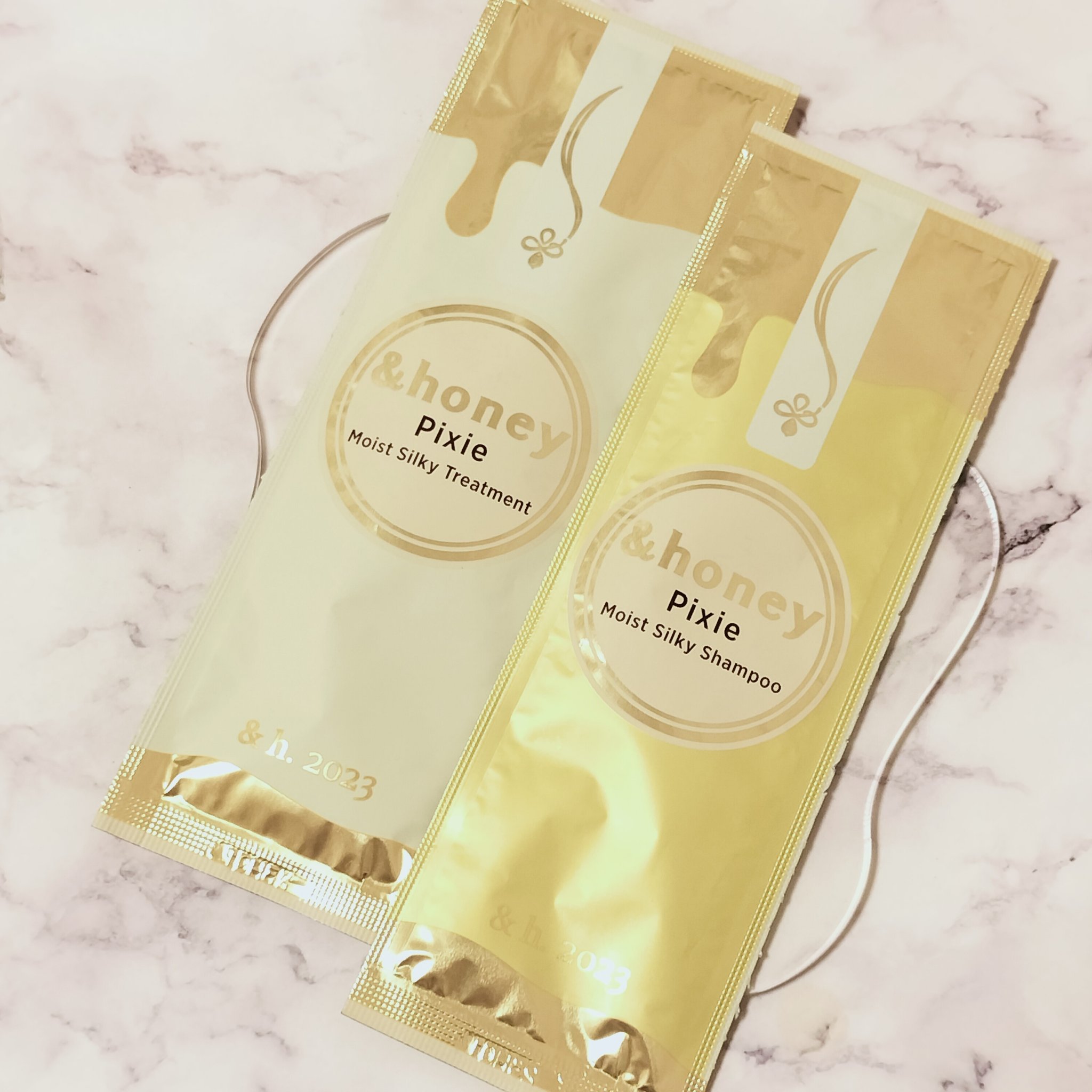 アンドハニー ピクシー モイストシルキー シャンプー1.0/ヘアトリートメント2.0/&honey/市販シャンプーを使ったクチコミ（1枚目）