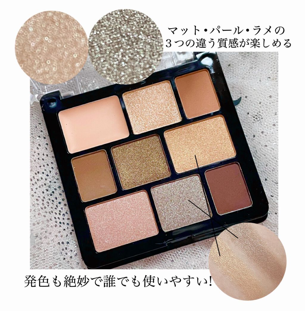 ムードアイシャドウパレット/GENE TOKYO/アイシャドウパレットを使ったクチコミ（2枚目）