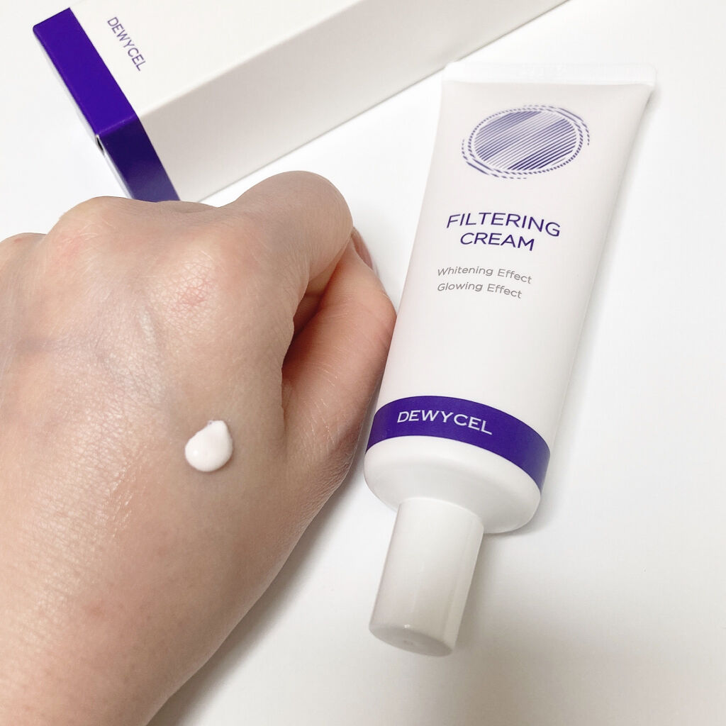 フィルタリングクリーム/DEWYCEL/日焼け止めクリームを使ったクチコミ（2枚目）