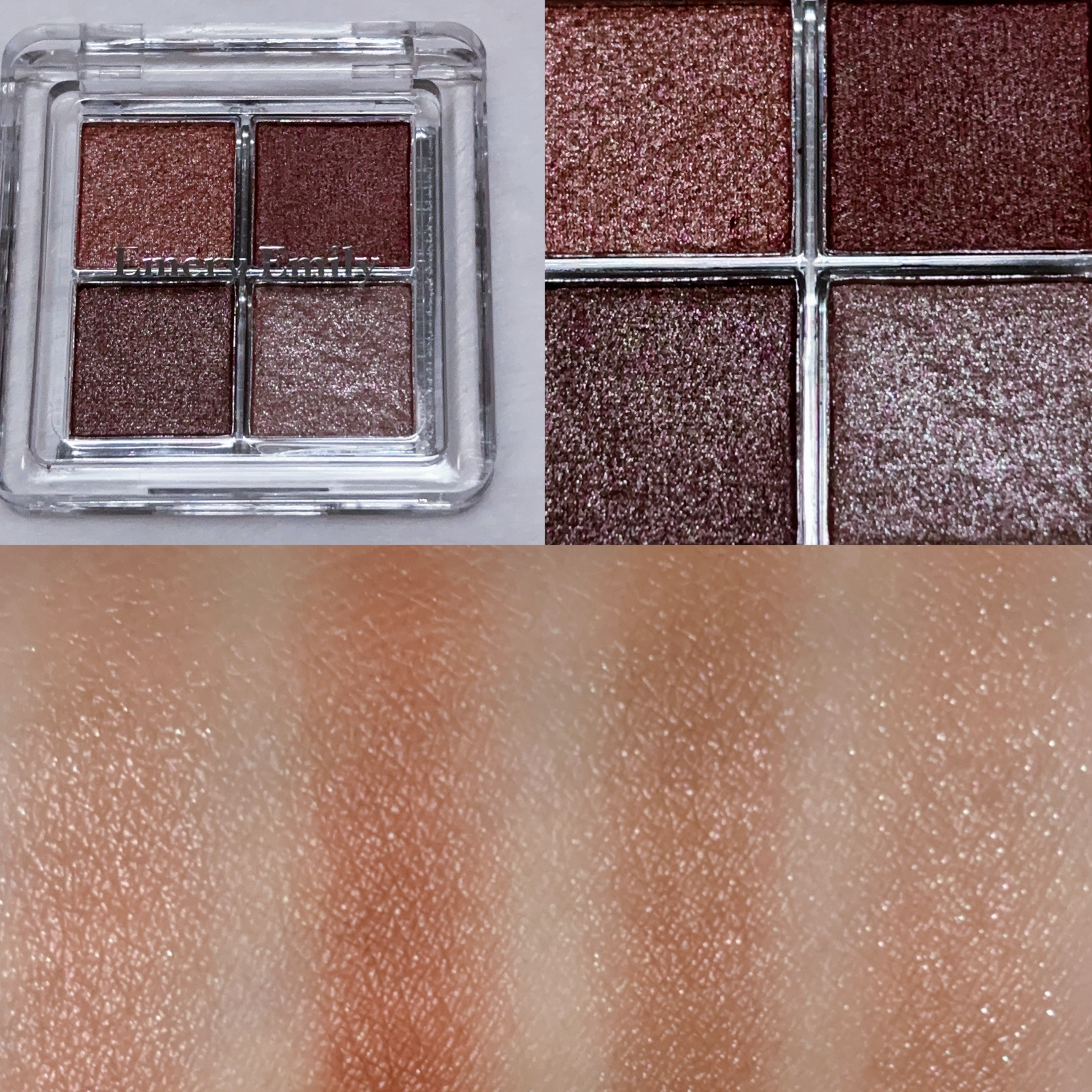 4カラー ミニアイパレット 202 愛されブラウン/Emery Emily/アイシャドウパレットを使ったクチコミ（2枚目）