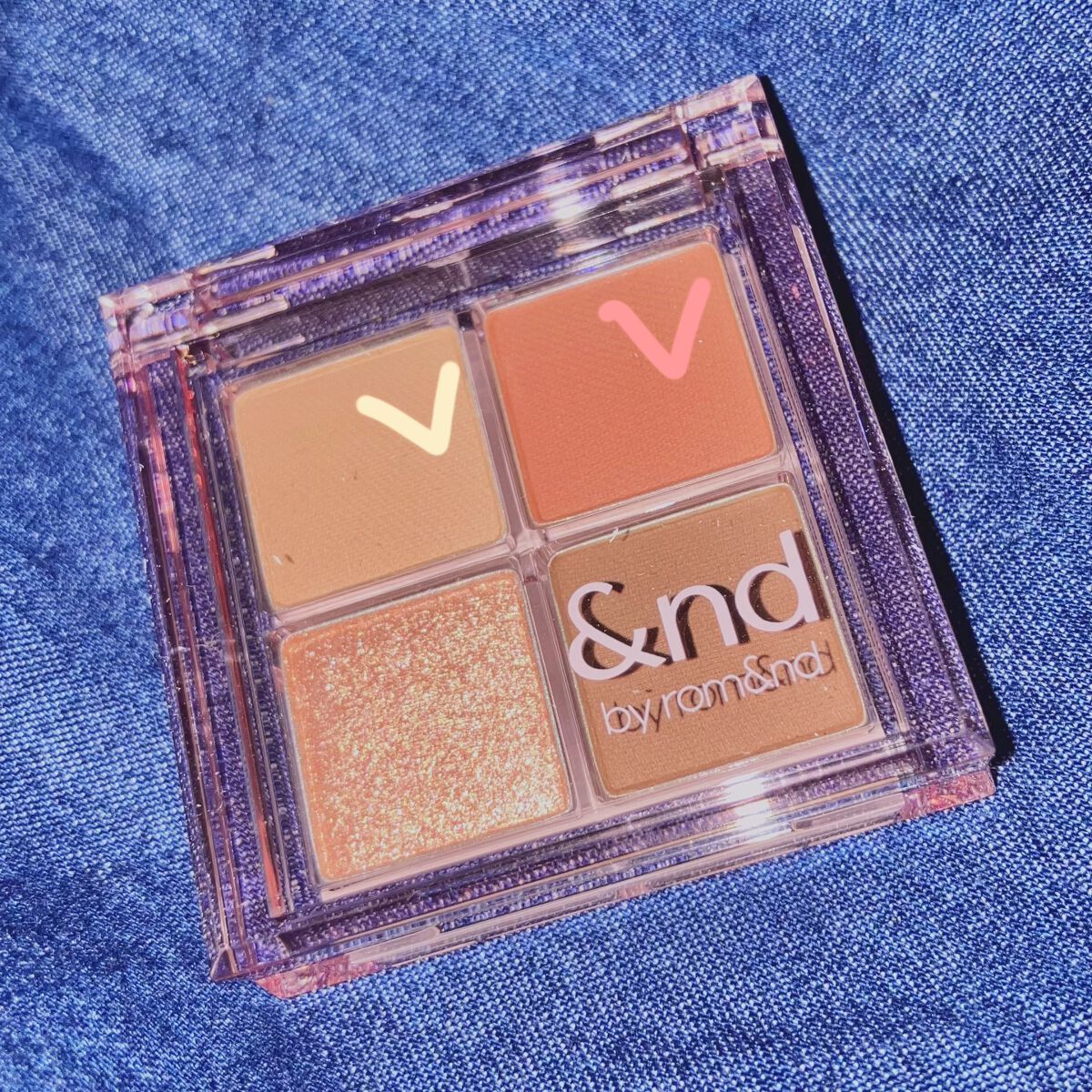 アンドバイロムアンド　メロウアイパレット/&nd by rom&nd/アイシャドウパレットを使ったクチコミ（1枚目）