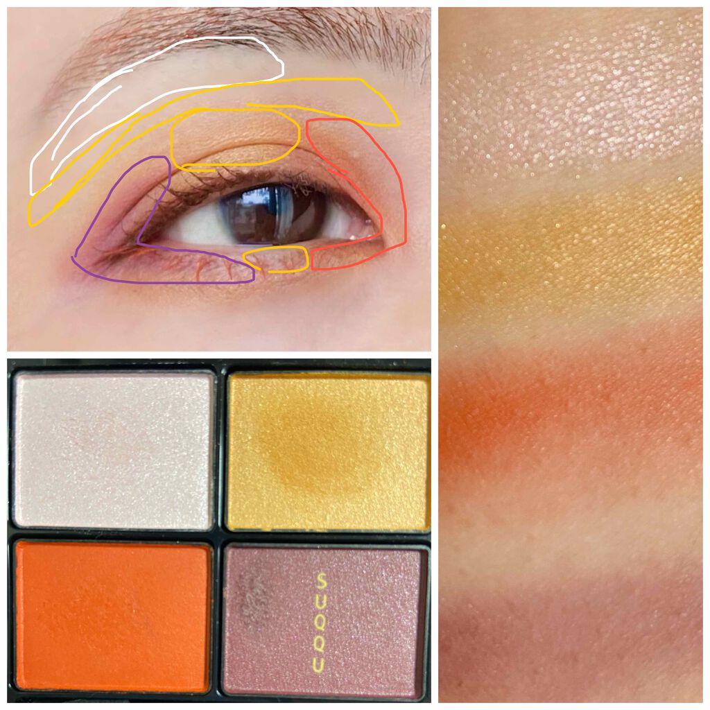 日*0様 スック　アイシャドウパレット　オレンジ系　アイカラー 日*0様 スック アイシャドウパレット オレンジ系 アイカラー 秋に