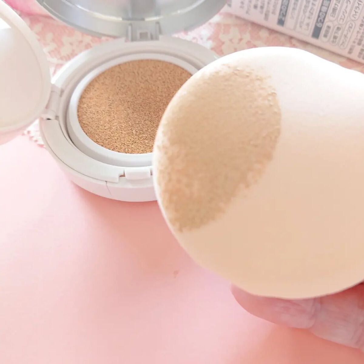 リンクルホワイトクッションファンデーション/コラリッチ/クッションファンデーションを使ったクチコミ(3枚目)