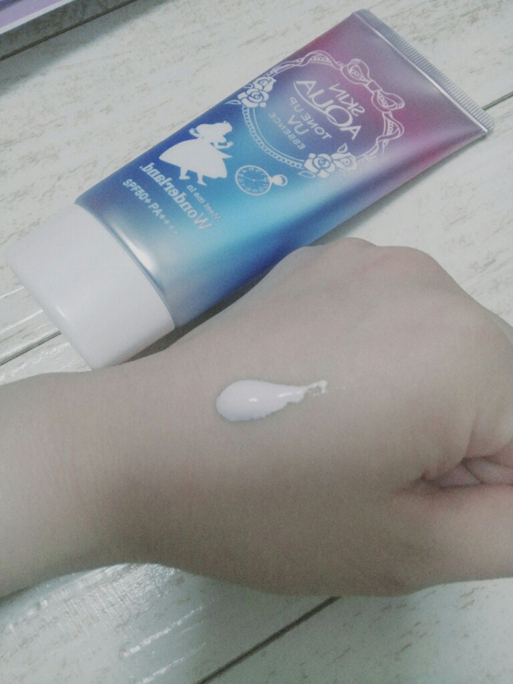 スキンアクア トーンアップUVエッセンス/スキンアクア/日焼け止めクリームを使ったクチコミ（2枚目）