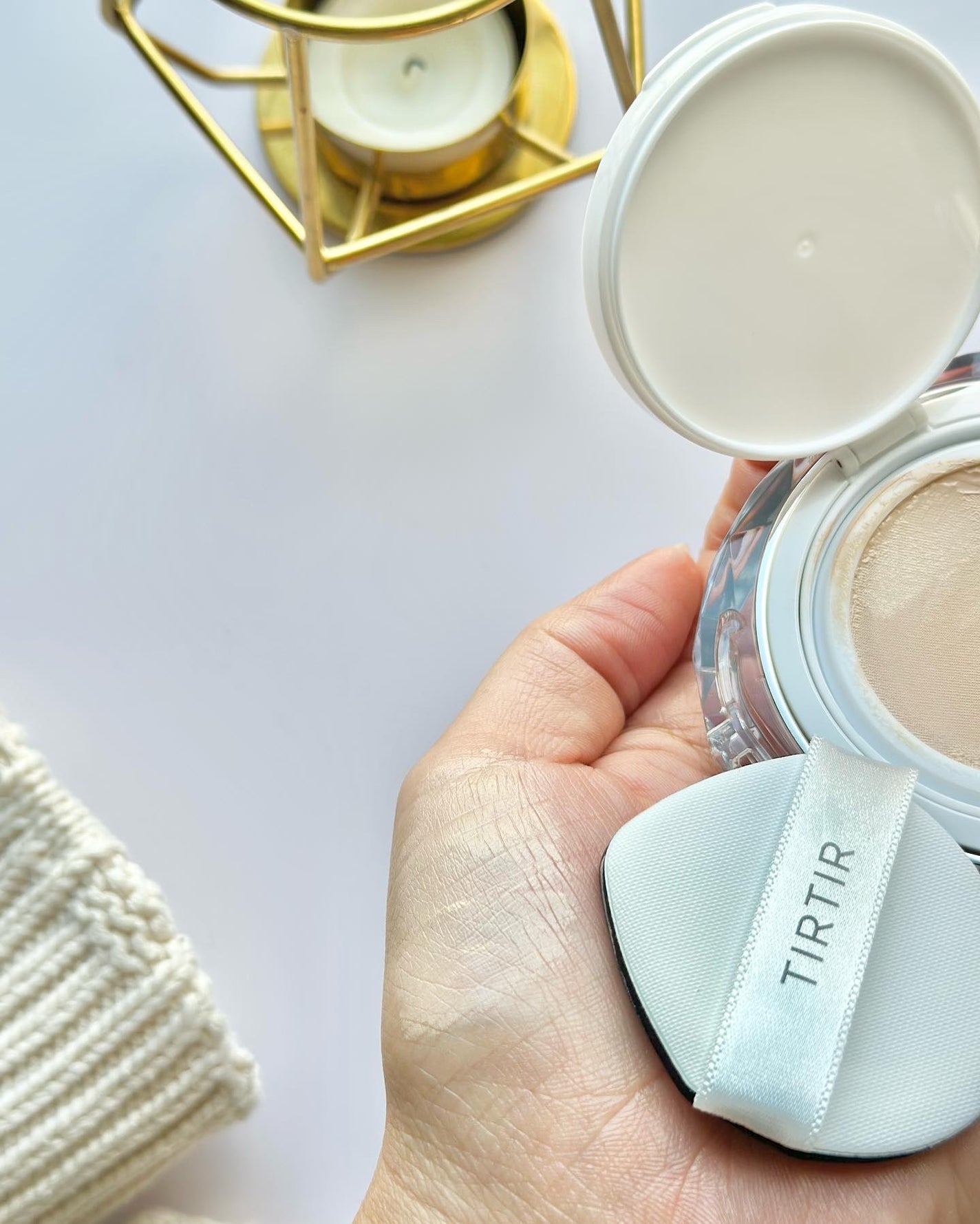 マスクフィット クリスタルメッシュクッション/TIRTIR(ティルティル)/クッションファンデーションを使ったクチコミ(5枚目)