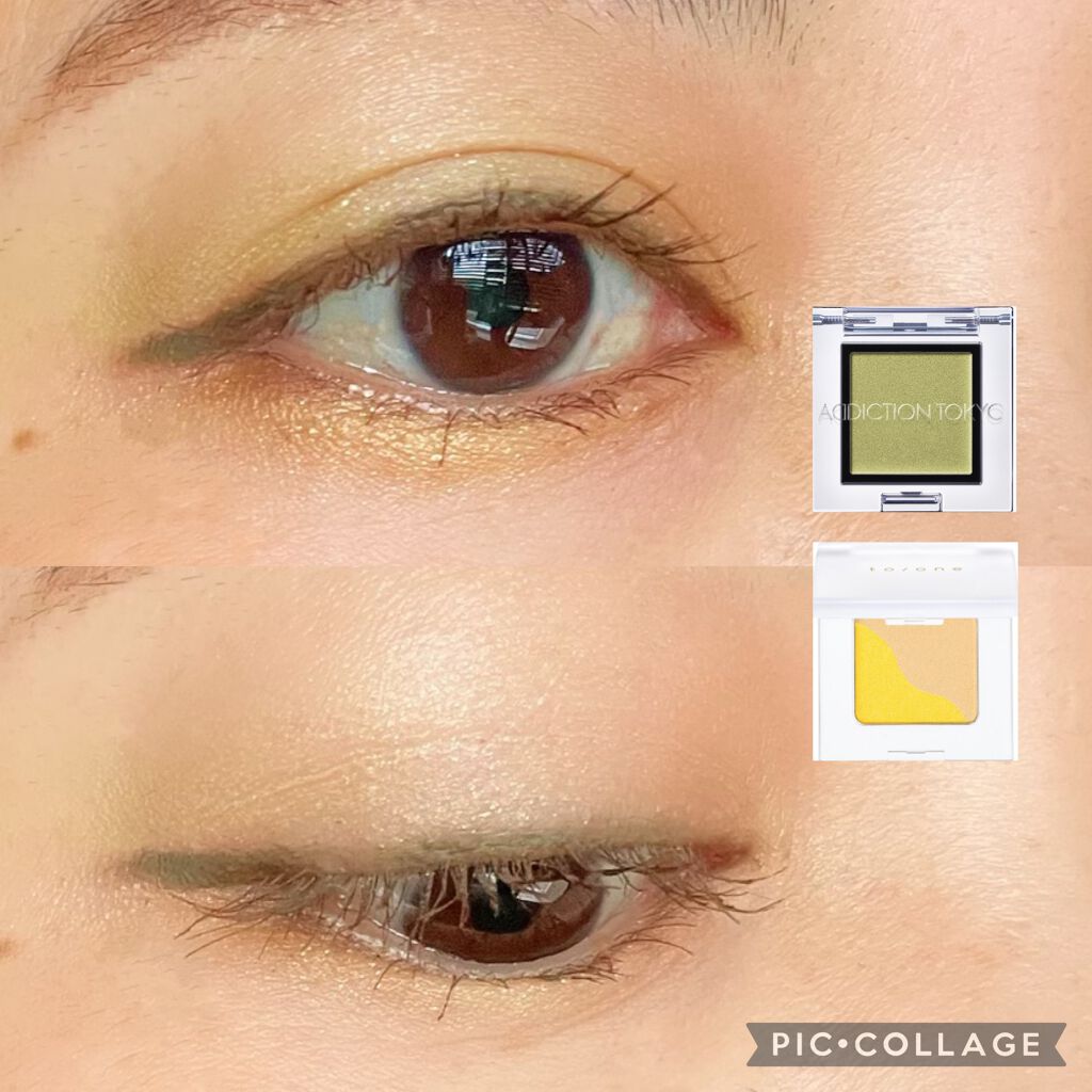 アディクション ザ アイシャドウ クリーム 102C Cleopatra Peridot/ADDICTION/ジェル・クリームアイシャドウを使ったクチコミ（1枚目）