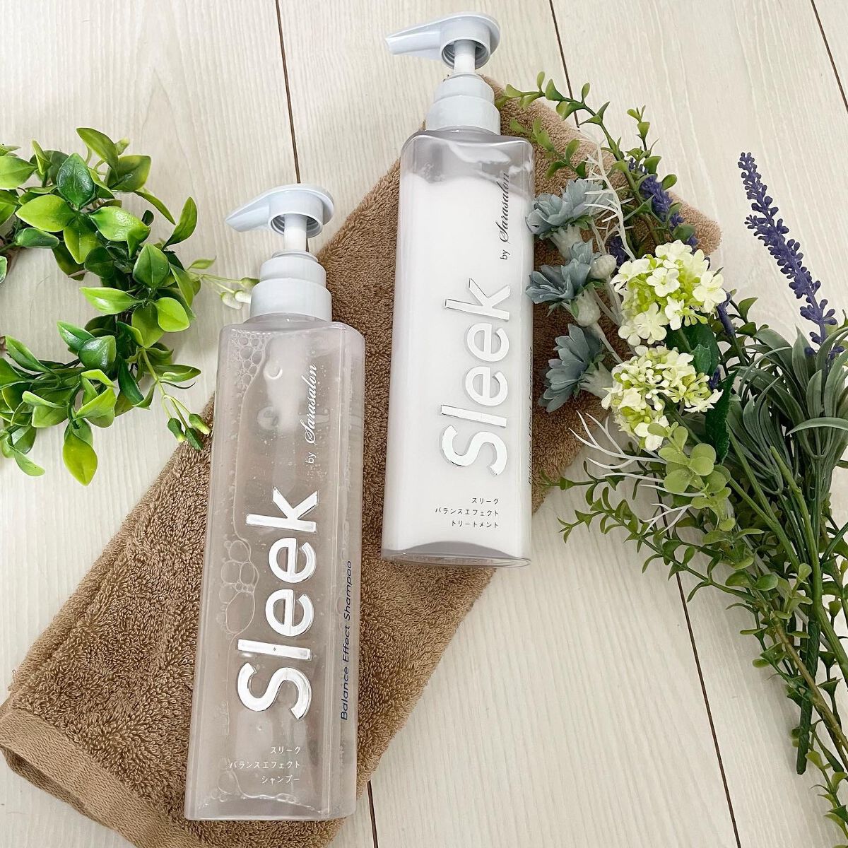 バランスエフェクトシャンプー／トリートメント/スリーク by サラサロン/市販シャンプーを使ったクチコミ（2枚目）