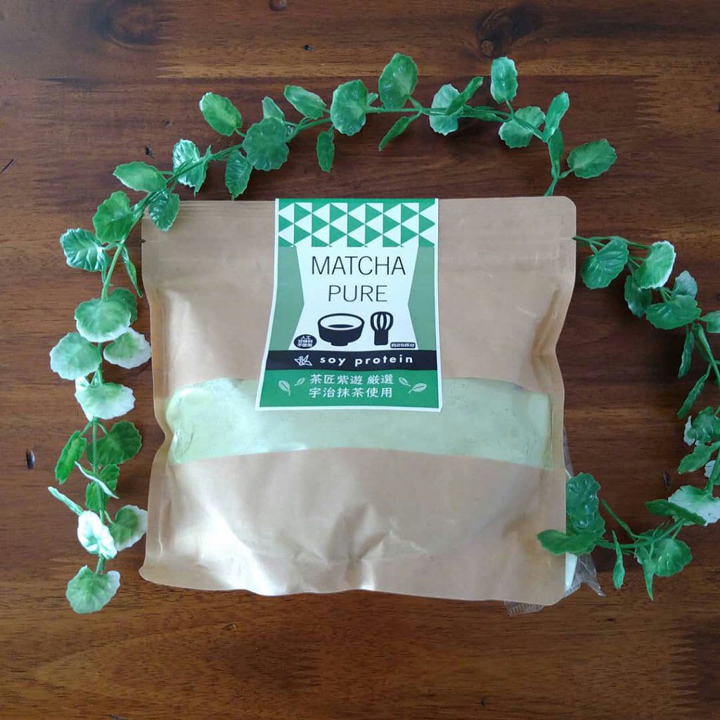 MATCHA PURE（プロテインパウダー）/ピュアパートナー/ソイプロテインを使ったクチコミ（1枚目）