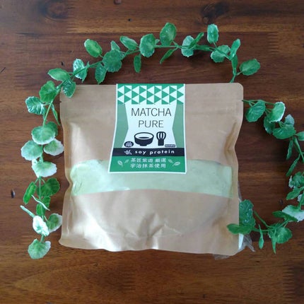 MATCHA PURE(プロテインパウダー)/ピュアパートナー/ソイプロテインを使ったクチコミ(1枚目)