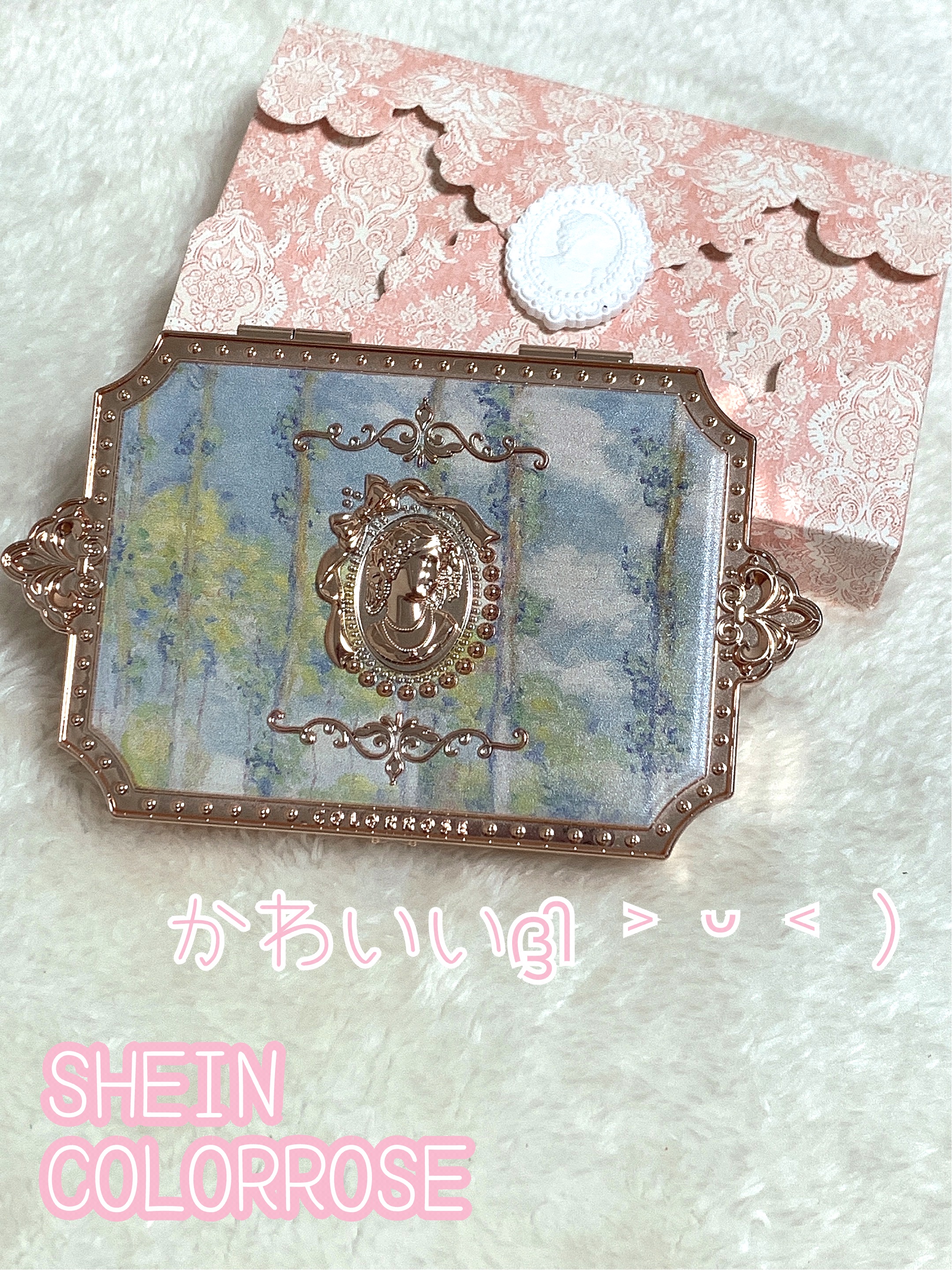 COLORROSE 油絵 アイシャドウパレットのクチコミ「✨かわいい✨

COLORROSE
油絵 アイシャドウパレット
CR799

SHEINで購入.....」（1枚目）