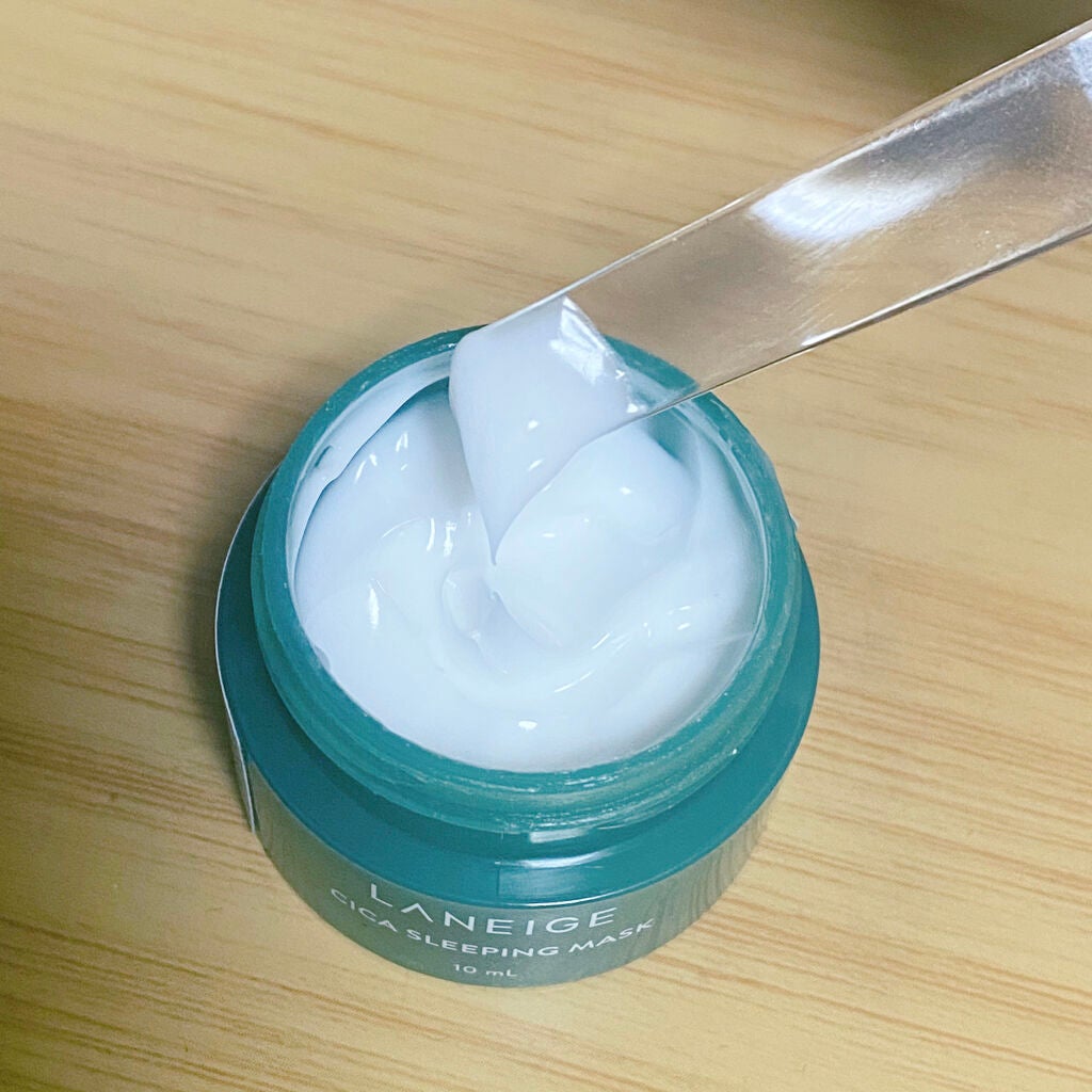 シカスリーピングマスク/LANEIGE/フェイスクリームを使ったクチコミ(4枚目)