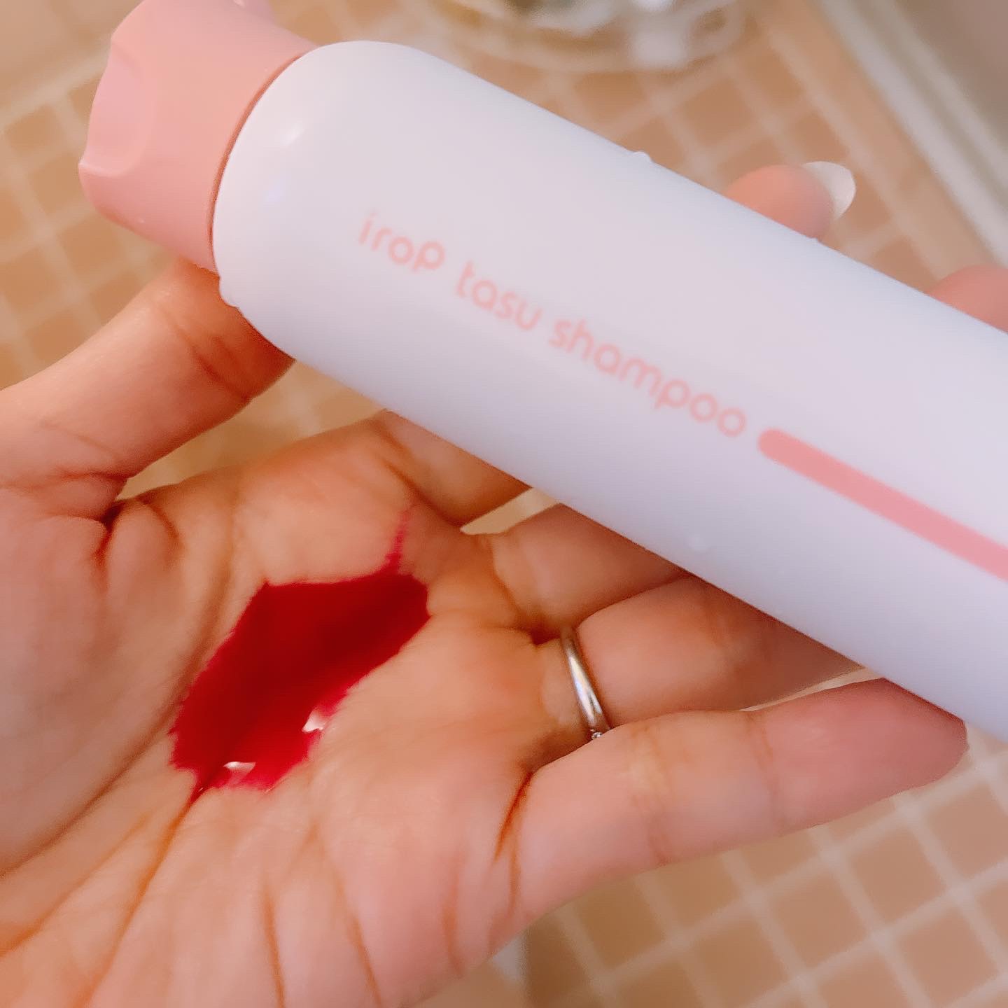 イロップ タス シャンプー/トリートメント シャンプー／ PINK（ピンク）/irop/市販シャンプーを使ったクチコミ（3枚目）