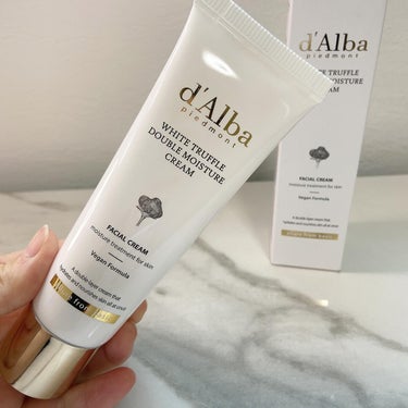 ダルバ ホワイトトリュフダブルモイスチャークリームのクチコミ「
d'Alba
◾️ホワイトトリュフダブルモイスチャークリーム
セラミド・ツボクサ・ヒアルロン.....」（1枚目）