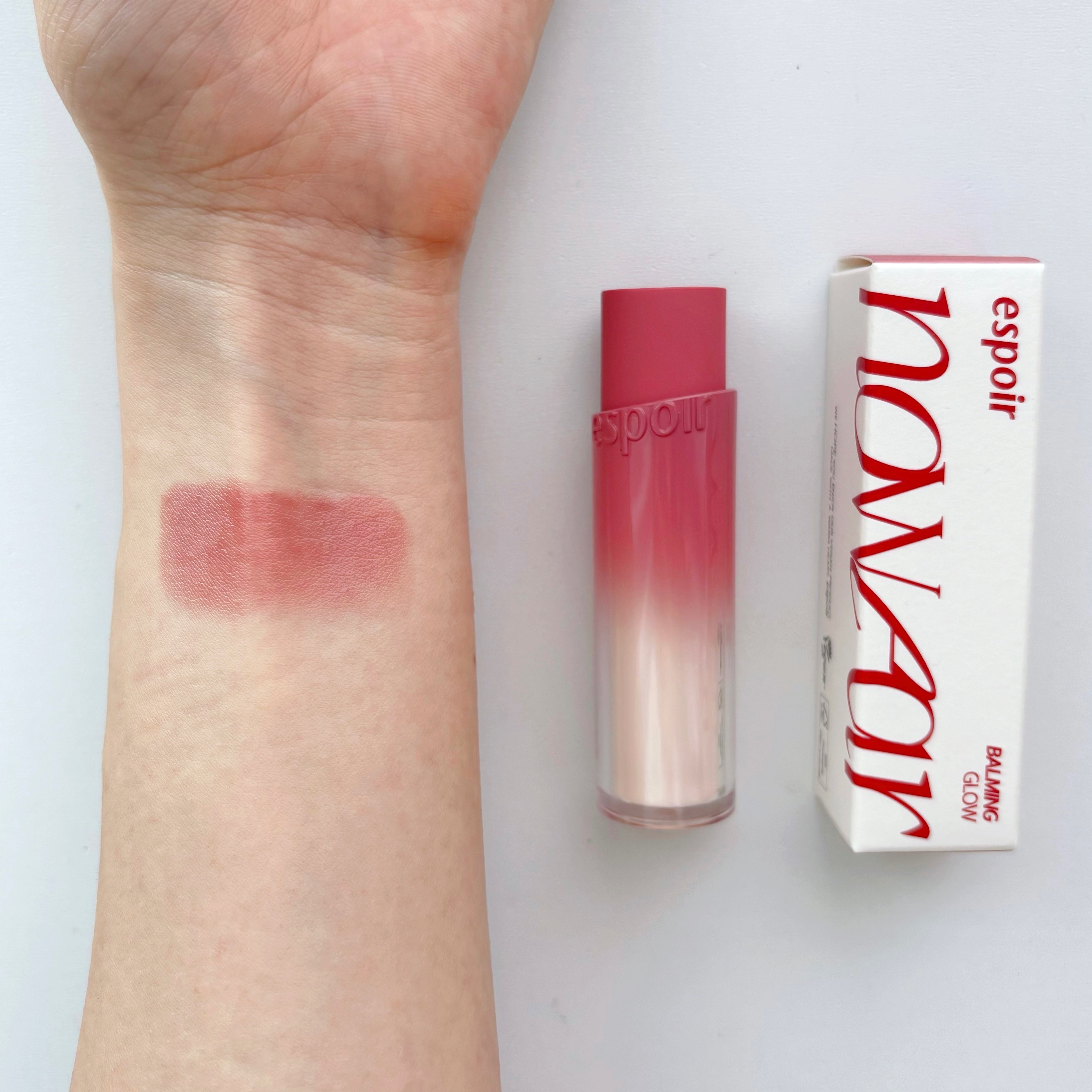 ノーウェアリップスティック バーミンググロー/espoir/口紅を使ったクチコミ（2枚目）