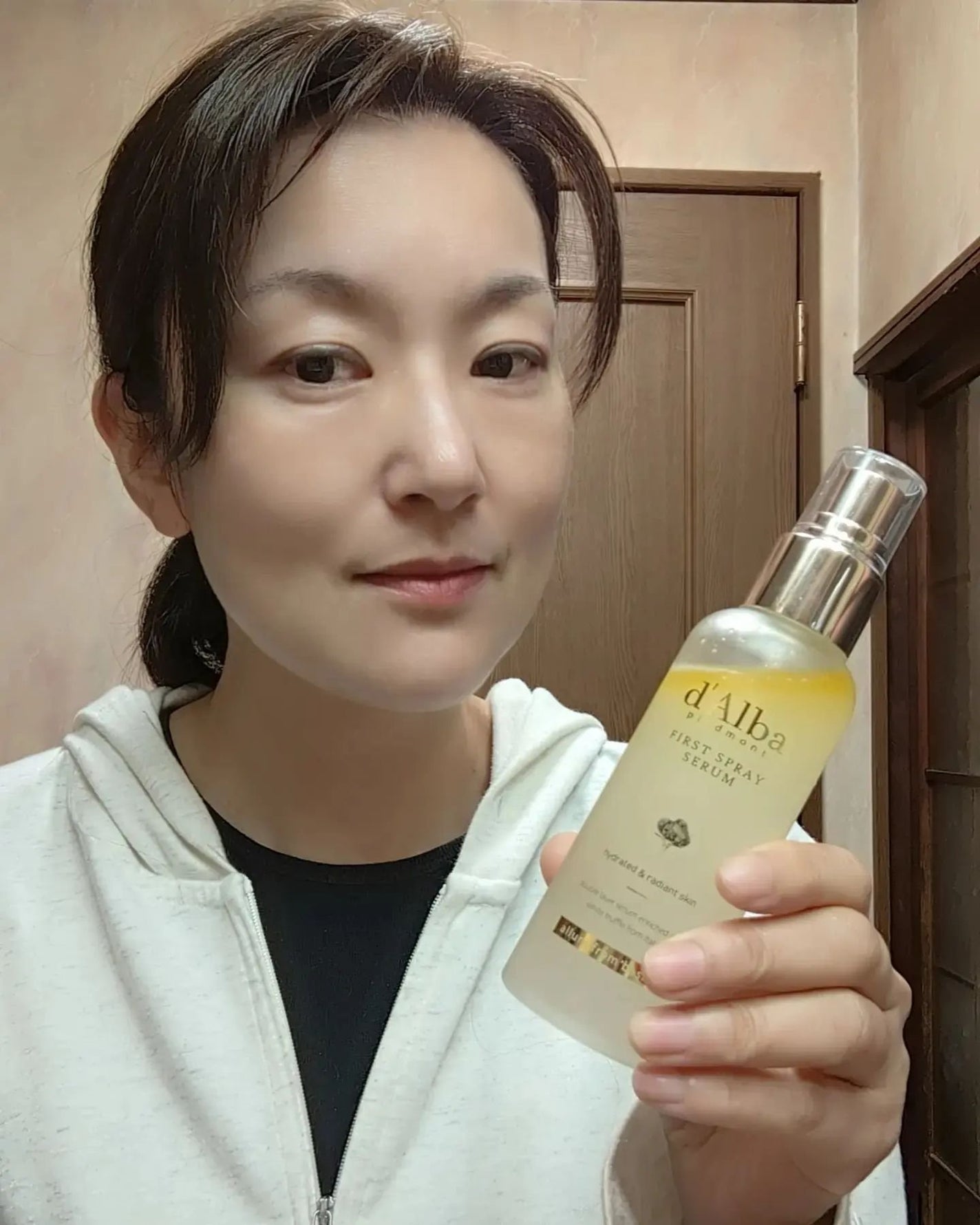 ダルバ ホワイトトリュフファーストスプレーセラム/ダルバ/ミスト状化粧水を使ったクチコミ(4枚目)
