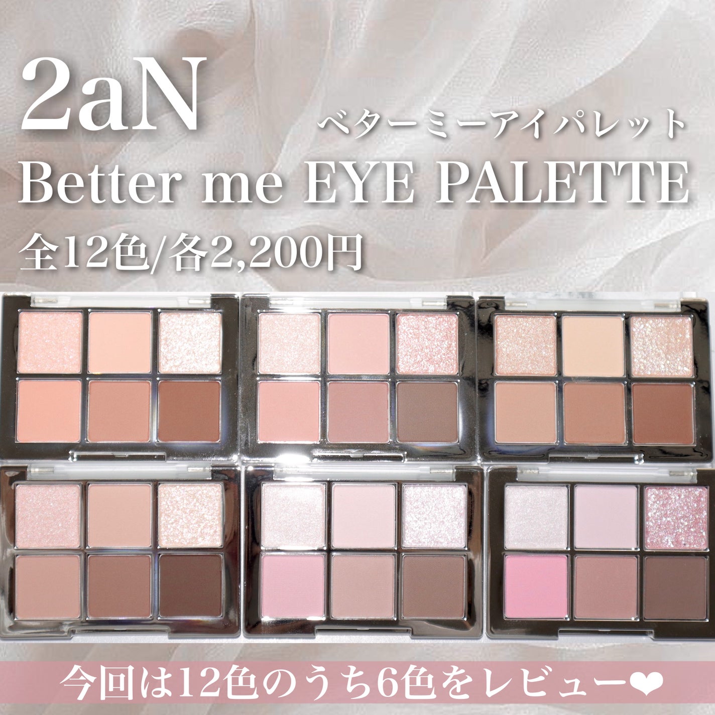 ベターミーアイパレット/2aN/マルチパレットを使ったクチコミ(2枚目)