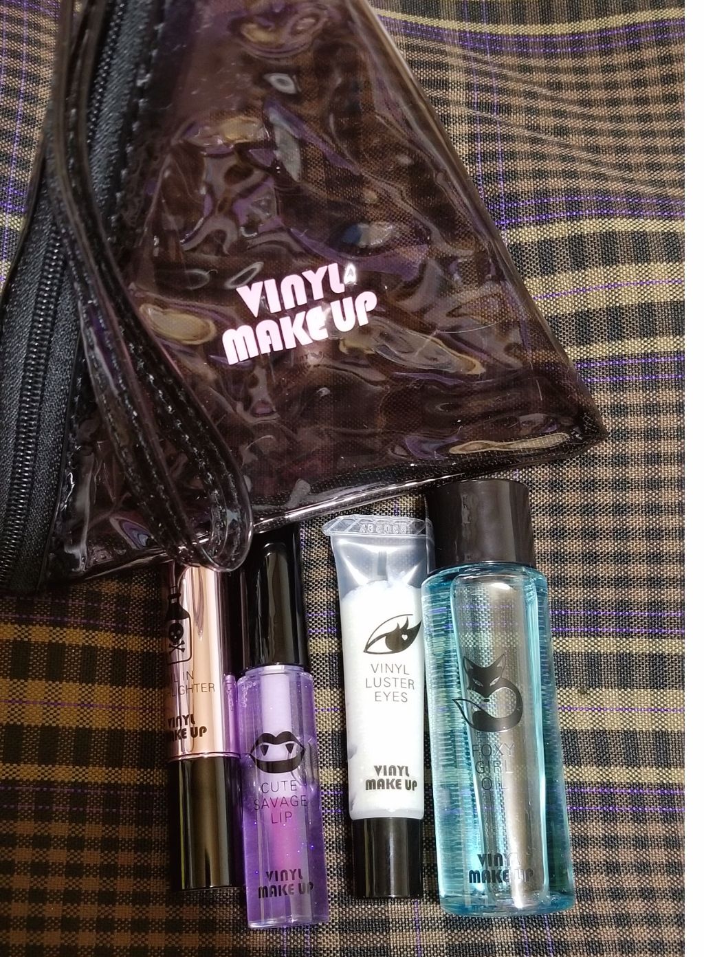 S ビニールメイクアップ ブラックコフレ/COSMETIC PRESS/メイクアップキットを使ったクチコミ(1枚目)