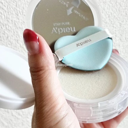 ウォーターロック サラサラパクト/A’pieu/フェイスパウダーを使ったクチコミ(2枚目)