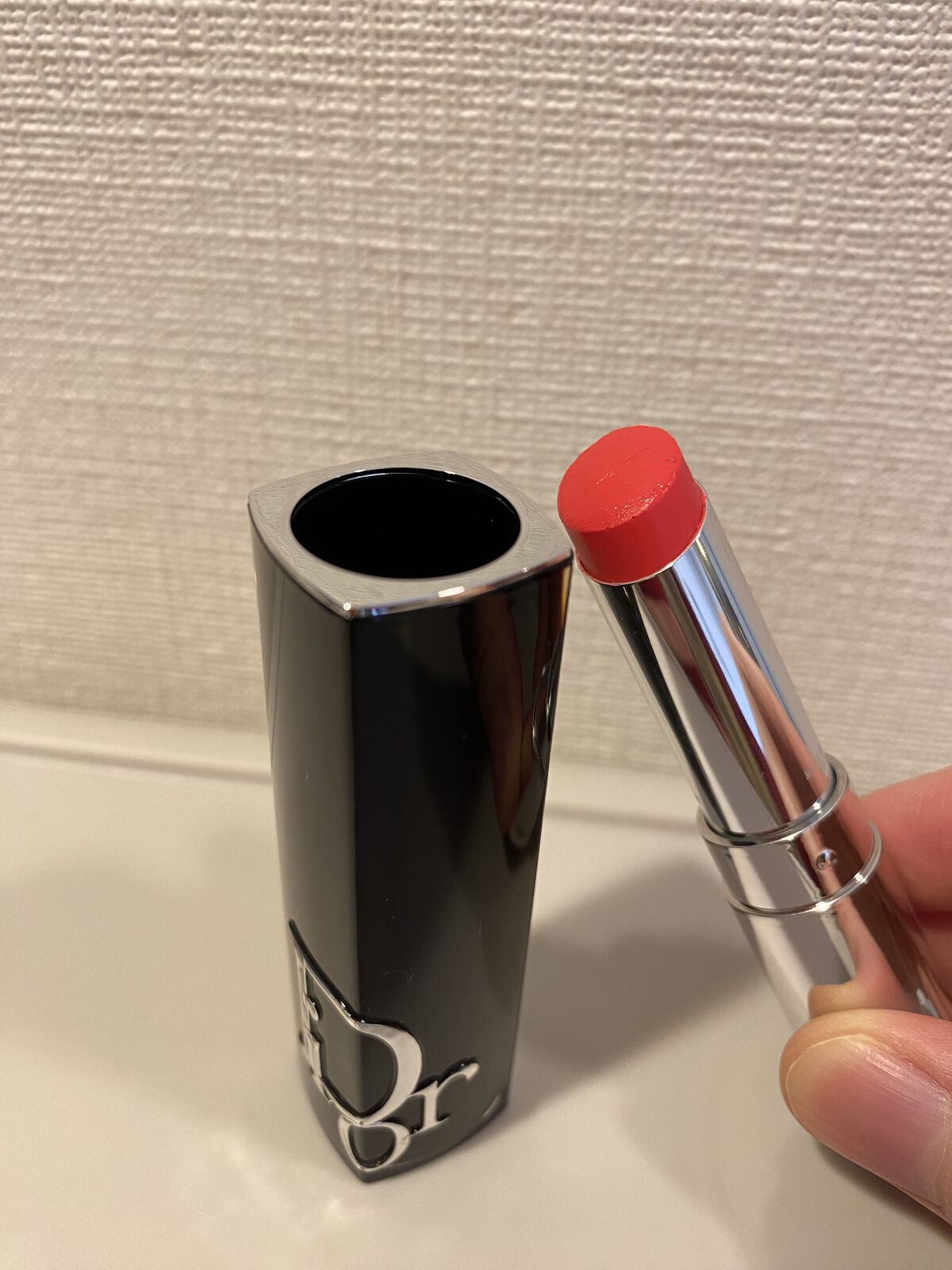 ディオール アディクト リップスティック 659コーラル バヤデール/Dior/口紅を使ったクチコミ（2枚目）