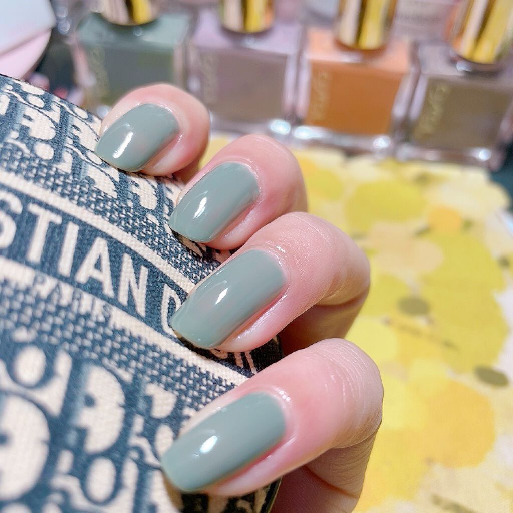 エクセル ネイルポリッシュ N NL31 バジルリーフ/excel/マニキュアを使ったクチコミ（3枚目）