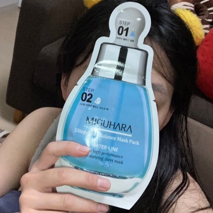 2Step Aqua Balance Mask Pack /MIGUHARA/シートマスク・パックを使ったクチコミ(2枚目)