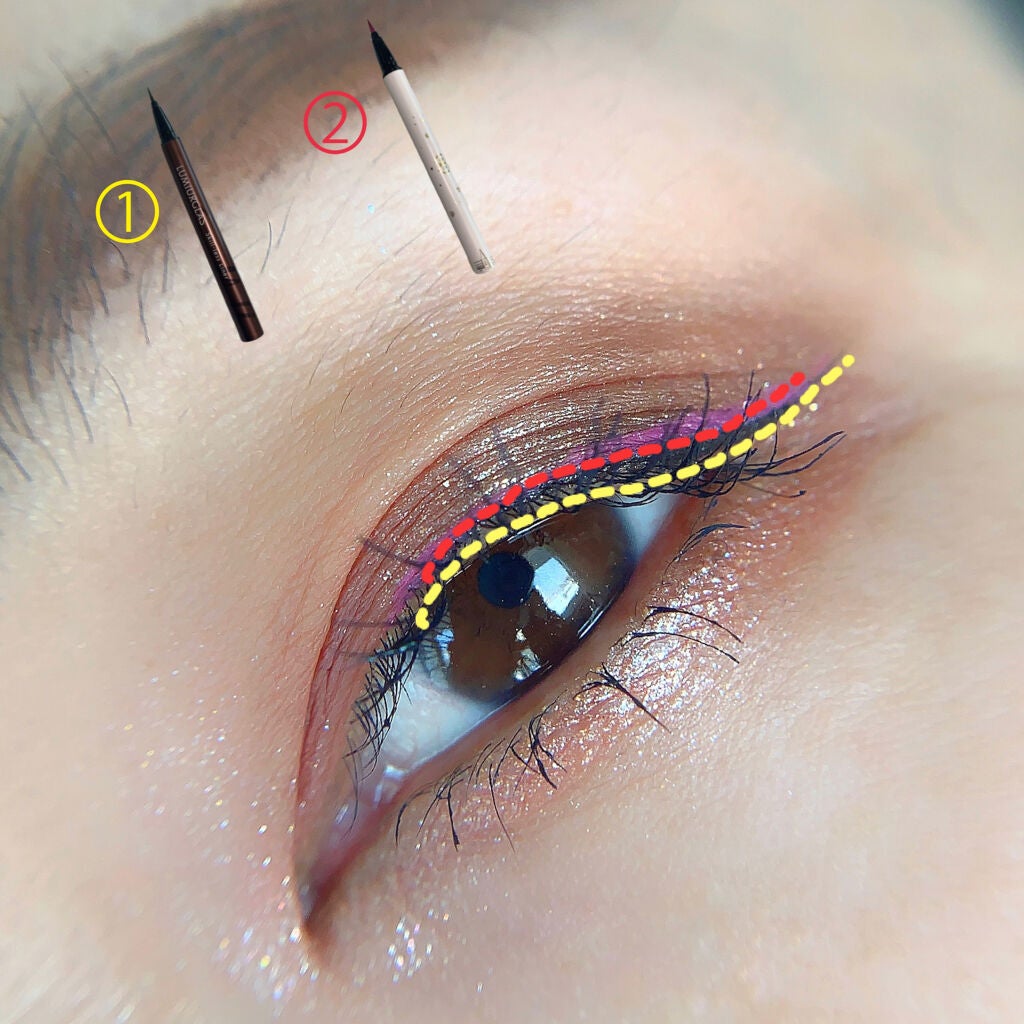 長相思シリーズ 9色アイシャドウパレット/CATKIN/アイシャドウパレットを使ったクチコミ(3枚目)