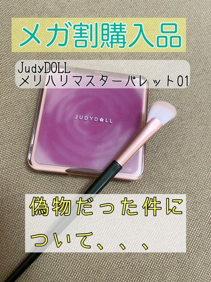 JUDYDOLL メリハリマスターパレット/JUDYDOLL/パウダーハイライトを使ったクチコミ(1枚目)
