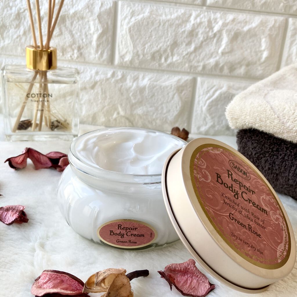 ボディローション グリーン・ローズ 200ml(FLORAL BLOOMING Limited Collection)/SABON/ボディローションを使ったクチコミ（1枚目）